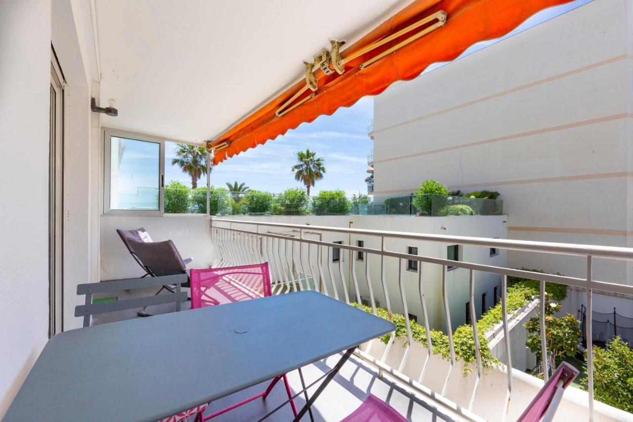 Modern Apartment 2 Bedrooms Quiet Terrace In A Palm Beach Area, 30 Meters From Seaside Cannes Kültér fotó